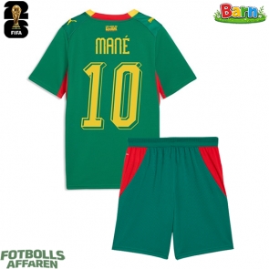 Senegal Sadio Mane #10 Bortaställ Barn VM 2026 Kortärmad (+ Korta byxor)
